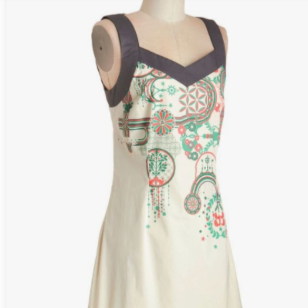 ModCloth/Skunkfunk Quixotic and Quirky Dress